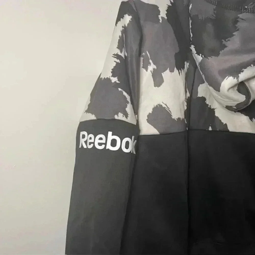 Reebok Boys' Full Zip Hooded Camo Jacket (Size 7)